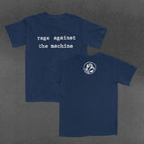 Typewriter Font Navy T-Shirt