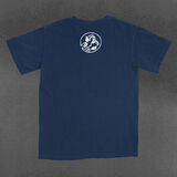 Typewriter Font Navy T-Shirt