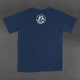 Typewriter Font Navy T-Shirt